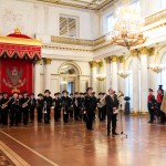 Адмиралтейский оркестр в Георгиевском зале Эрмитажа