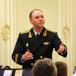 Валентин Лященко - начальник и дирижер Адмиралтейского оркестра